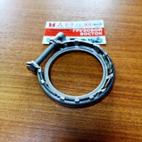 Хомут турбокомпрессора (на выхлопную трубу) MITSUBISHI FUSO CANTER TF/ЕВРО-5 4P10 =ОРИГИНАЛ=